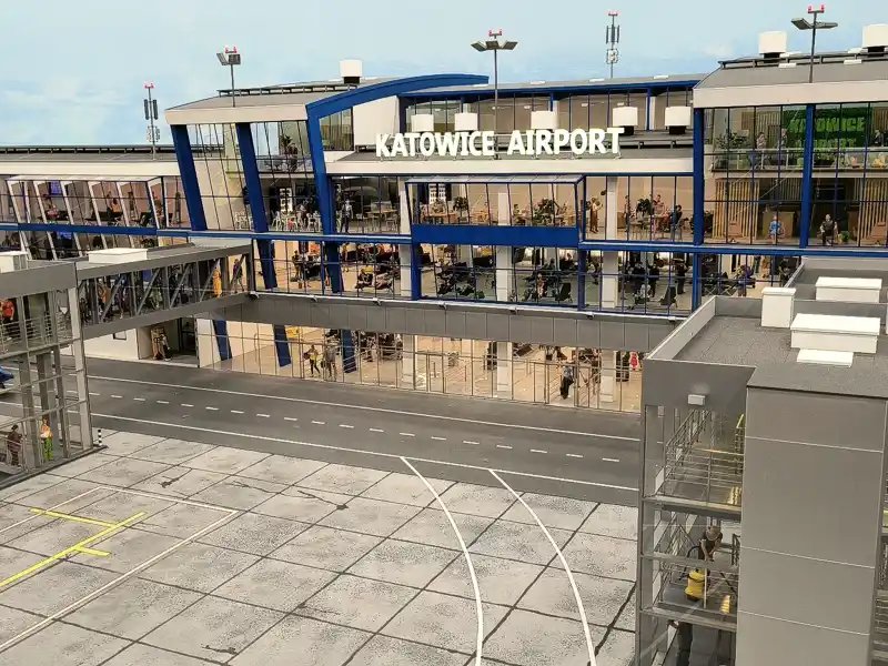 Katowice Airport   makieta terminala lotniczego
